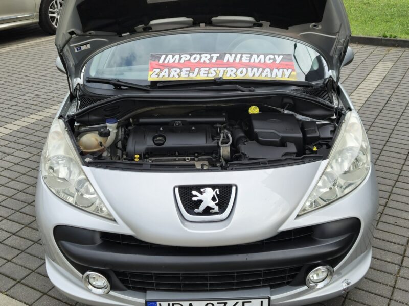 Peugeot 207 CC 1.6B, 2008r, Przebieg 132tyś, El. Dach,