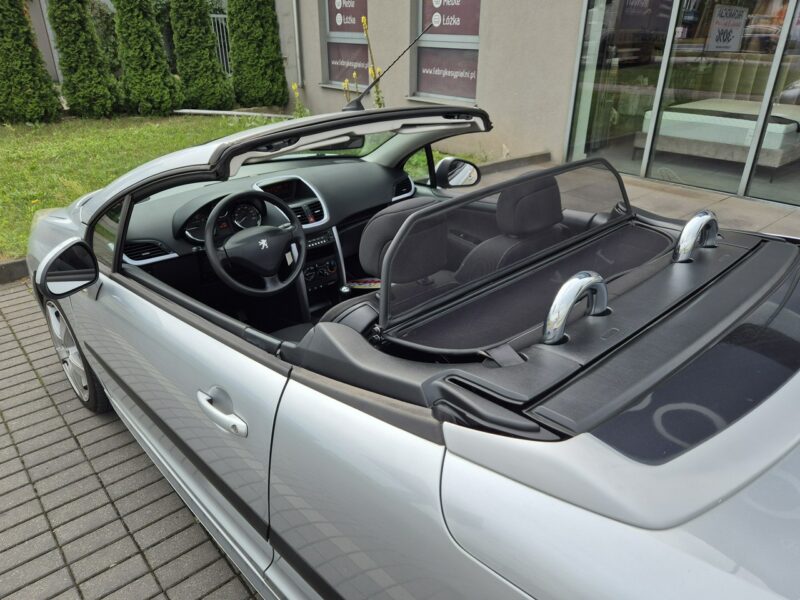 Peugeot 207 CC 1.6B, 2008r, Przebieg 132tyś, El. Dach,