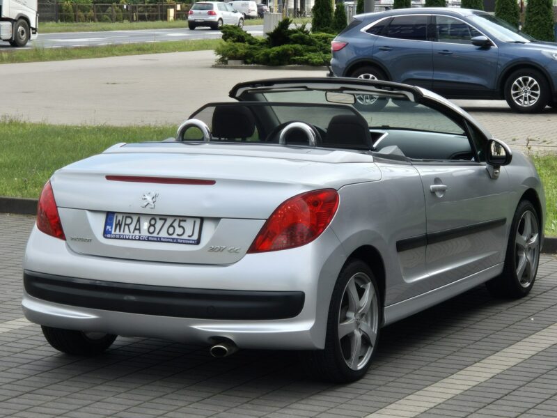 Peugeot 207 CC 1.6B, 2008r, Przebieg 132tyś, El. Dach,