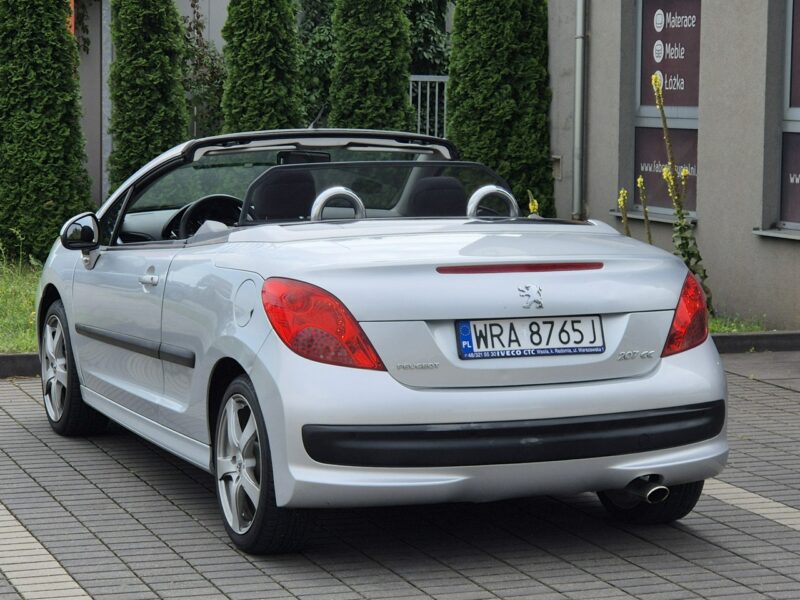Peugeot 207 CC 1.6B, 2008r, Przebieg 132tyś, El. Dach,