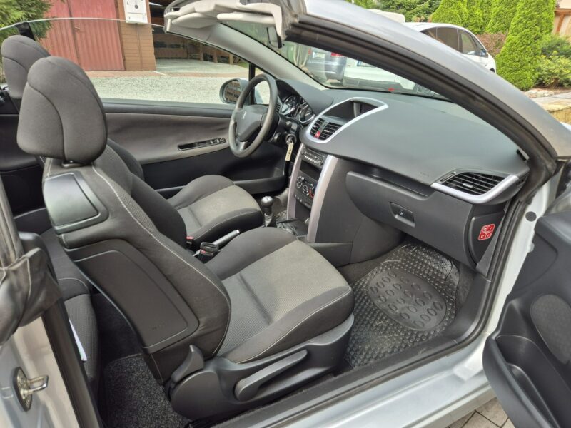 Peugeot 207 CC 1.6B, 2008r, Przebieg 132tyś, El. Dach,