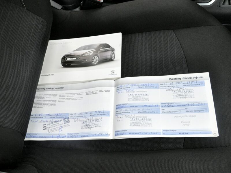 Peugeot 301 1,2VTi 72KM Active/SalonPL/Klimatyzacja/Zadbany/Serwisowany