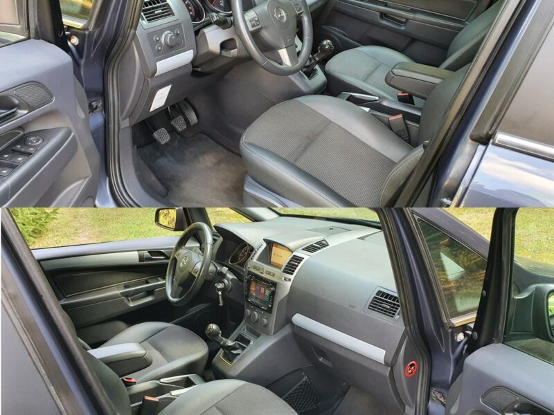Opel Zafira 2.0 TURBO 200KM # NAVI # Climatronic # Parktronic # Skóra # 7 Osobowa B (2005-2011)
