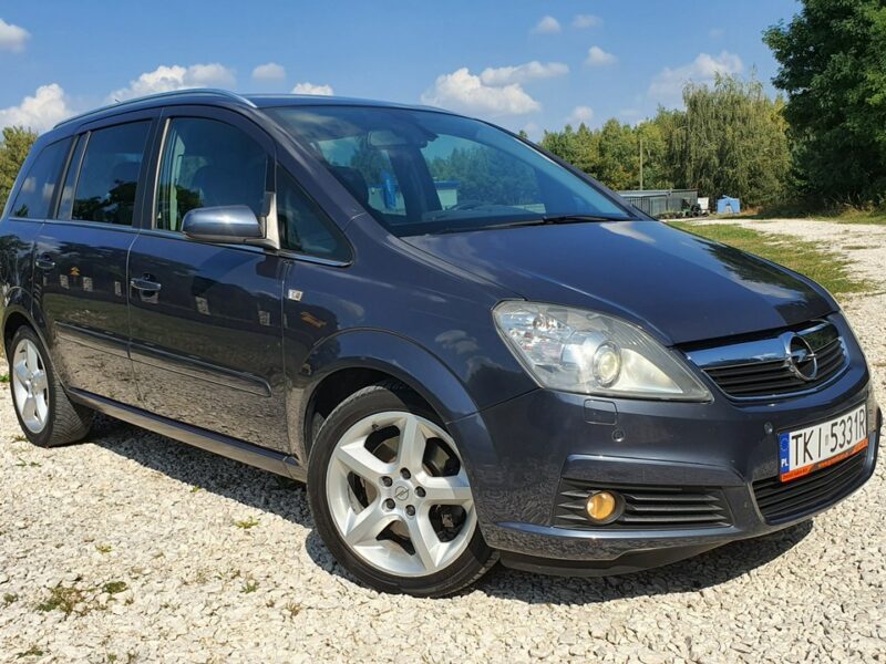 Opel Zafira 2.0 TURBO 200KM # NAVI # Climatronic # Parktronic # Skóra # 7 Osobowa B (2005-2011)