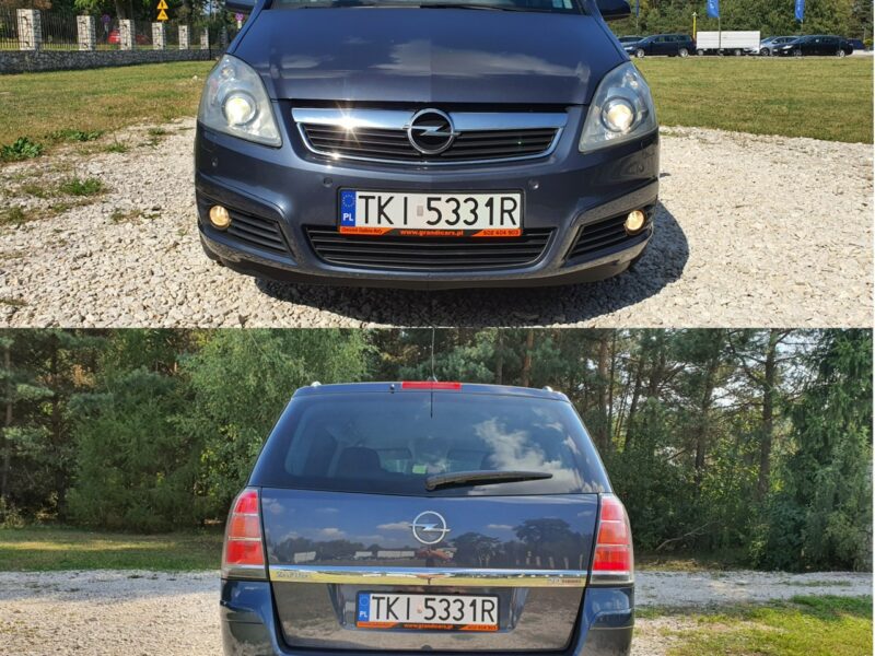 Opel Zafira 2.0 TURBO 200KM # NAVI # Climatronic # Parktronic # Skóra # 7 Osobowa B (2005-2011)