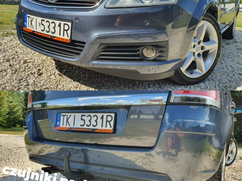 Opel Zafira 2.0 TURBO 200KM # NAVI # Climatronic # Parktronic # Skóra # 7 Osobowa B (2005-2011)