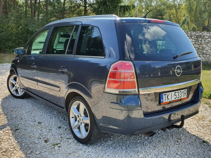 Opel Zafira 2.0 TURBO 200KM # NAVI # Climatronic # Parktronic # Skóra # 7 Osobowa B (2005-2011)