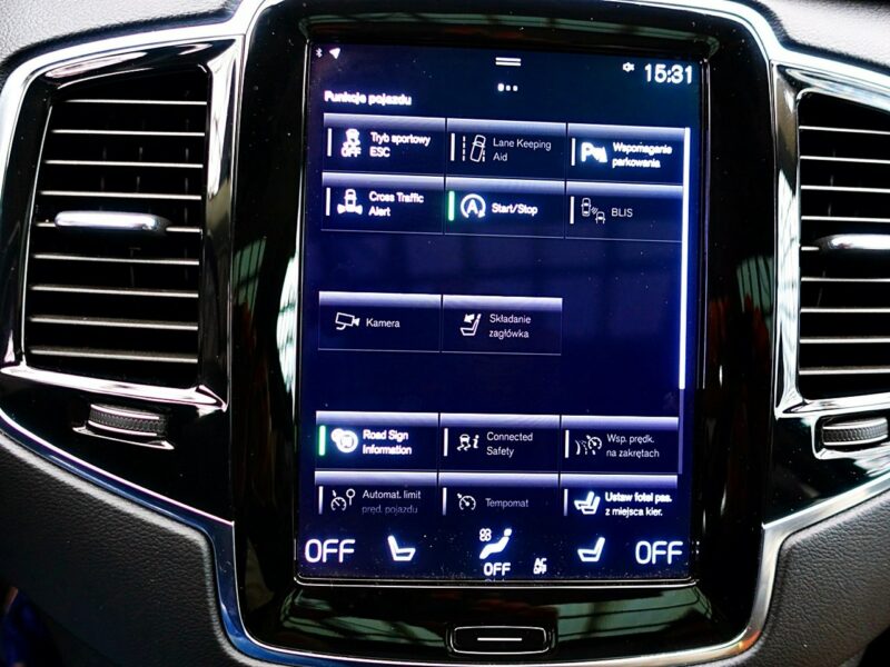 Volvo XC 90 7osób INSCRIPTION PNEUMATYKA Panorama 3Lata GWAR 1wł Kraj Bezwypa F23% II (2014-)