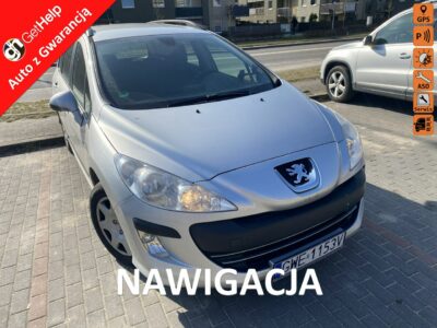 Peugeot 308 Nawigacja, klimatronik, 9 airbag, światła dzienne, opony wielosezonowe T7 (2008-2013)