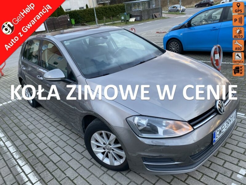 Volkswagen Golf Trendline, benz, nawigacja, tempomat aktywny,dodatkowe koła, jak nowy VII (2012-)