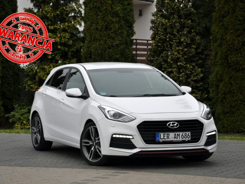 Hyundai i30 1.6Turbo(186KM)*Xenon*Led*Navi*Kamera*Skóry*Grzana Kierow.*Alu18"ASO II (2012 - 2016)