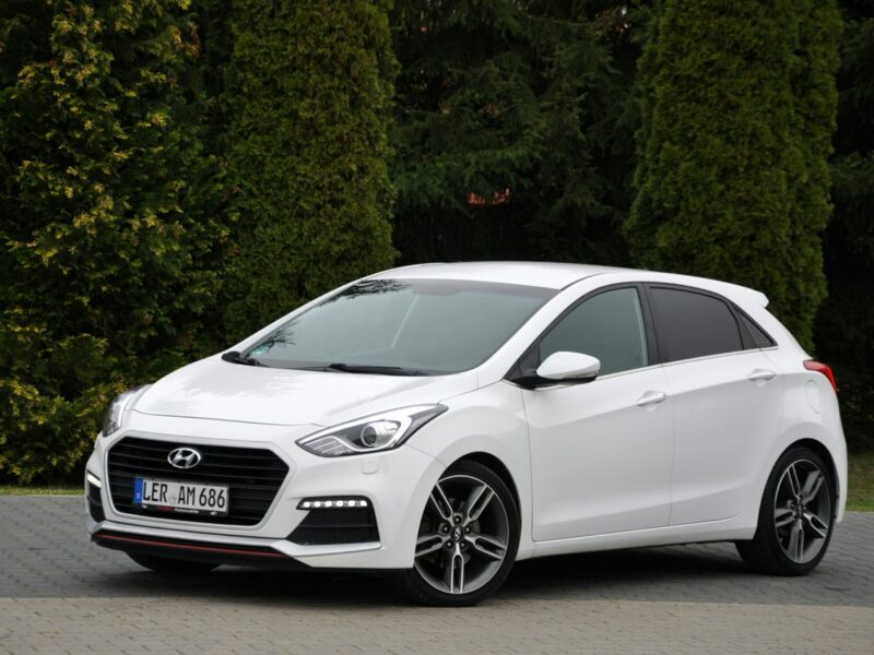 Hyundai i30 1.6Turbo(186KM)*Xenon*Led*Navi*Kamera*Skóry*Grzana Kierow.*Alu18"ASO II (2012 - 2016)