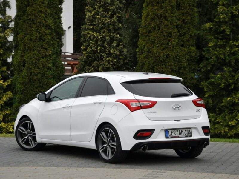 Hyundai i30 1.6Turbo(186KM)*Xenon*Led*Navi*Kamera*Skóry*Grzana Kierow.*Alu18"ASO II (2012 - 2016)