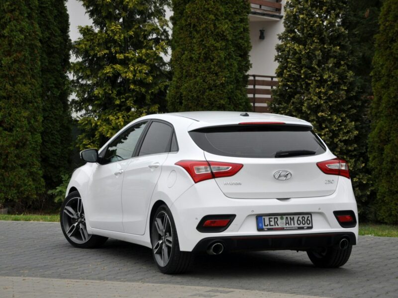 Hyundai i30 1.6Turbo(186KM)*Xenon*Led*Navi*Kamera*Skóry*Grzana Kierow.*Alu18"ASO II (2012 - 2016)