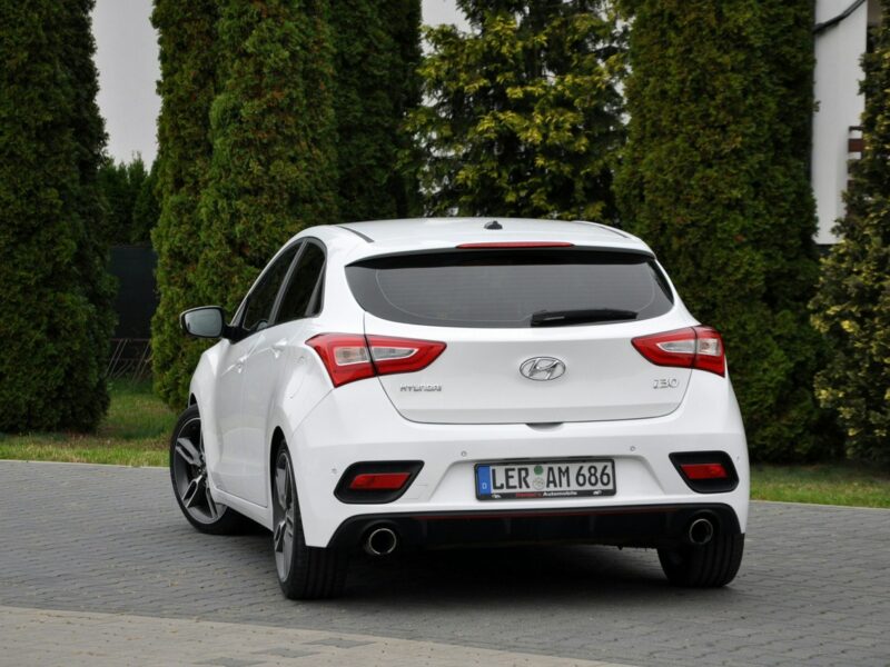 Hyundai i30 1.6Turbo(186KM)*Xenon*Led*Navi*Kamera*Skóry*Grzana Kierow.*Alu18"ASO II (2012 - 2016)