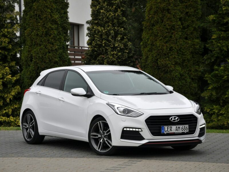 Hyundai i30 1.6Turbo(186KM)*Xenon*Led*Navi*Kamera*Skóry*Grzana Kierow.*Alu18"ASO II (2012 - 2016)