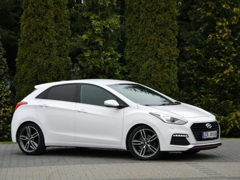 Hyundai i30 1.6Turbo(186KM)*Xenon*Led*Navi*Kamera*Skóry*Grzana Kierow.*Alu18"ASO II (2012 - 2016)