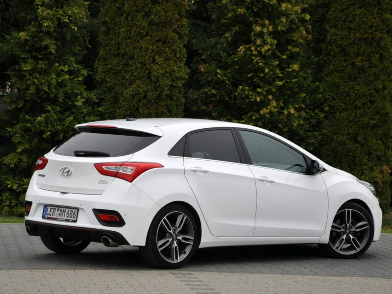 Hyundai i30 1.6Turbo(186KM)*Xenon*Led*Navi*Kamera*Skóry*Grzana Kierow.*Alu18"ASO II (2012 - 2016)