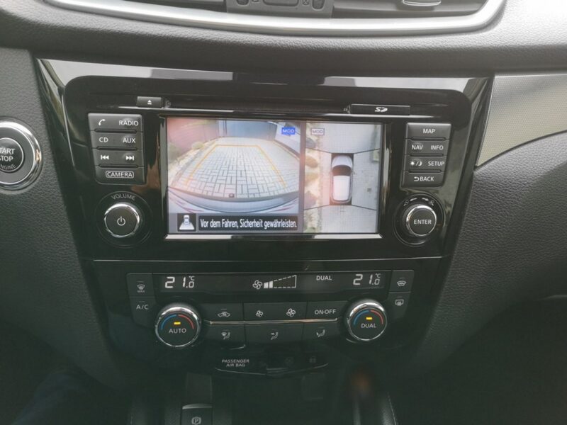 Nissan Qashqai 1618 cm 163KM Klimarton Navi Kamera 360 Alu Servis Tekna + Gwarancja II (2013-2021)