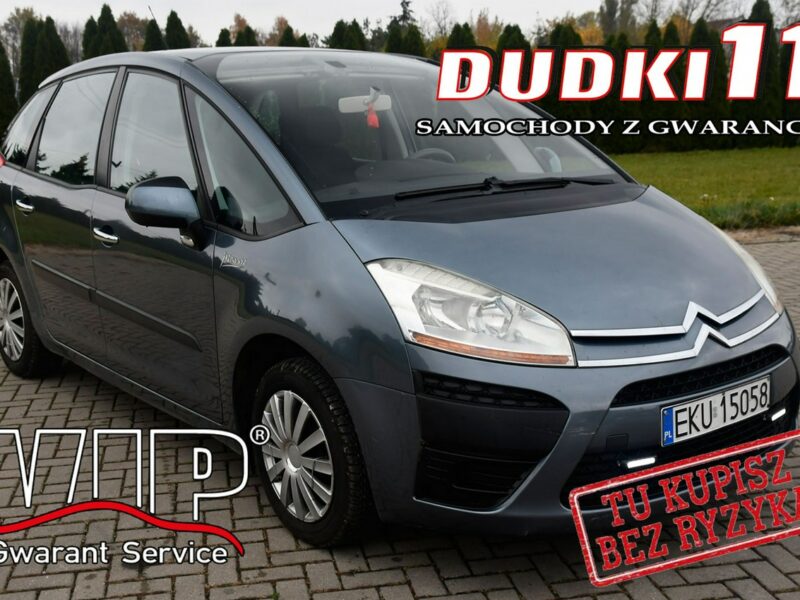Citroen C4 Picasso 1,8Benz DUDKI11 Klimatyzacja,El.szyby>Centralka.Tempomat.OKAZJA I (2006-2013)