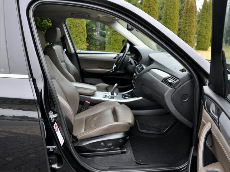 BMW X3 3.0d(258KM)*HeadUp*Xenon*Navi*El.Fotele*Brązowe Skóry*El.Klapa*Alu18" F25 (2010-)