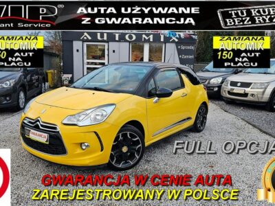 Citroen DS3 FULL OPCJA !Najlepszy 1,6 HDI 112KM ,naVI.GwaRanCja / Możliwa zamiana