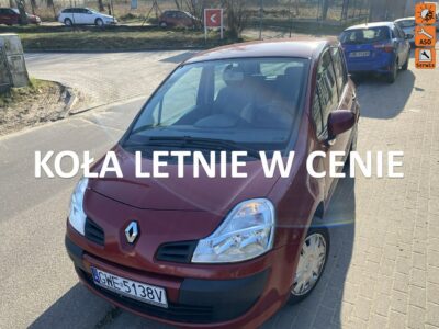 Renault Modus Niski przebieg gwarantowany/Klimatyzacja/8 airbag/2 kpl. kół/Isofix