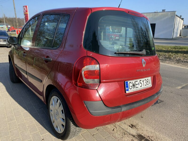 Renault Modus Niski przebieg gwarantowany/Klimatyzacja/8 airbag/2 kpl. kół/Isofix
