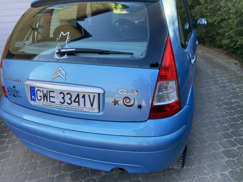 Citroen C3 Exclusive, benzyna mocna, klimatronik, składane lusterka, isofix, I (2002-2009)