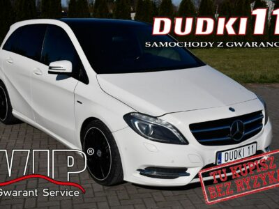 Mercedes B 180 1,6benz DUDKI11 Navi,Ledy,Xenony,Parktr.Skóry,Szyberdach.OKAZJA W246 (2011-)