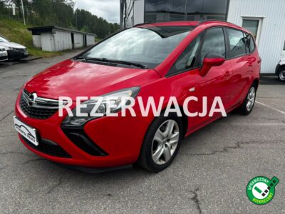 Opel Zafira 1.6T 150KM LPG 2017r 105 tys przebieg 7 osobowa C (2011-)