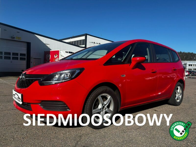 Opel Zafira 1.6T 150KM LPG 2017r 105 tys przebieg 7 osobowa C (2011-)
