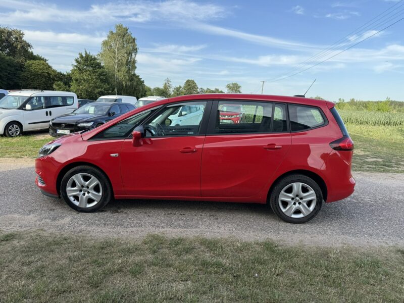 Opel Zafira 1.6T 150KM LPG 2017r 105 tys przebieg 7 osobowa C (2011-)