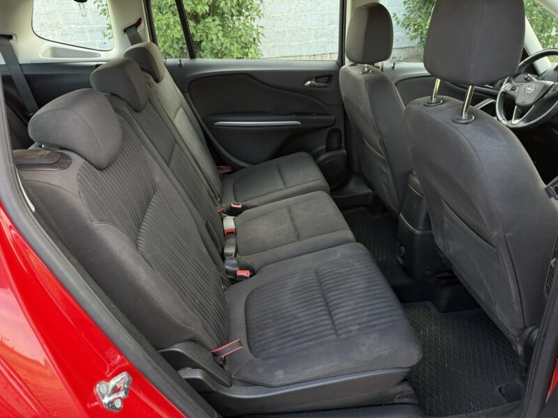 Opel Zafira 1.6T 150KM LPG 2017r 105 tys przebieg 7 osobowa C (2011-)