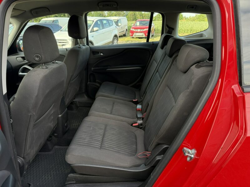 Opel Zafira 1.6T 150KM LPG 2017r 105 tys przebieg 7 osobowa C (2011-)