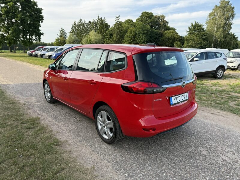 Opel Zafira 1.6T 150KM LPG 2017r 105 tys przebieg 7 osobowa C (2011-)