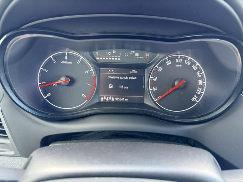 Opel Zafira 1.6T 150KM LPG 2017r 105 tys przebieg 7 osobowa C (2011-)