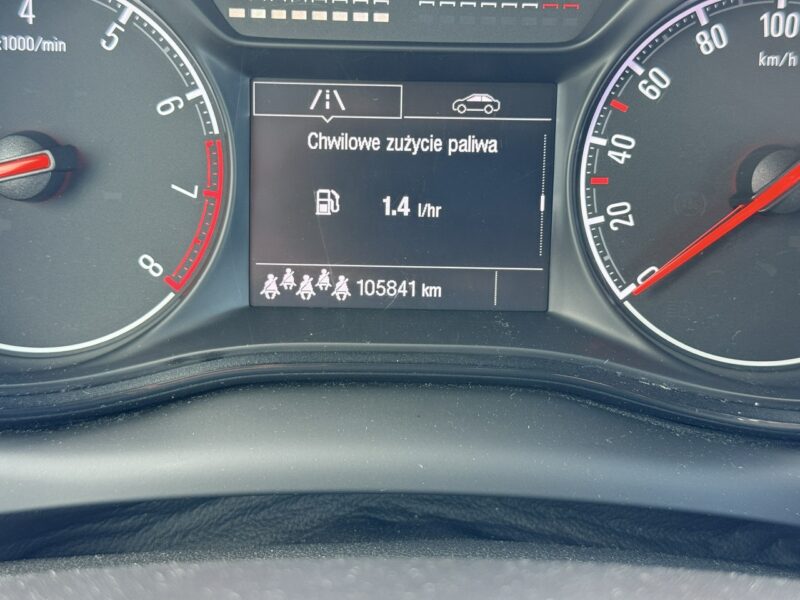 Opel Zafira 1.6T 150KM LPG 2017r 105 tys przebieg 7 osobowa C (2011-)