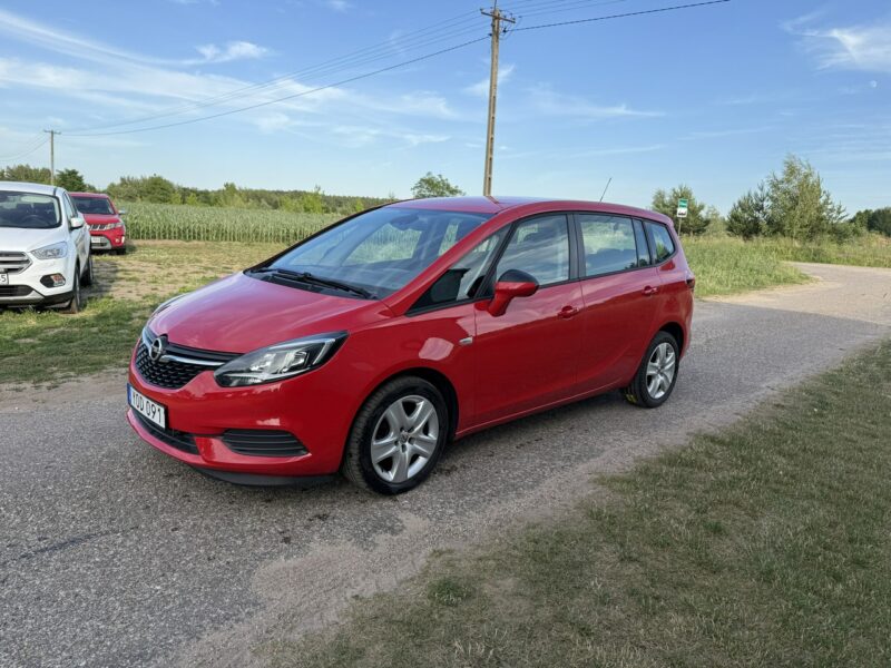 Opel Zafira 1.6T 150KM LPG 2017r 105 tys przebieg 7 osobowa C (2011-)