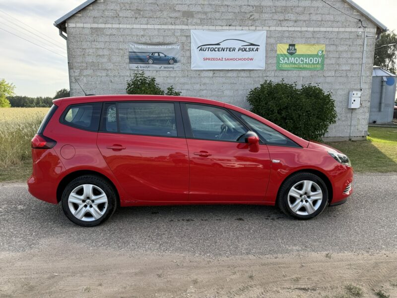 Opel Zafira 1.6T 150KM LPG 2017r 105 tys przebieg 7 osobowa C (2011-)