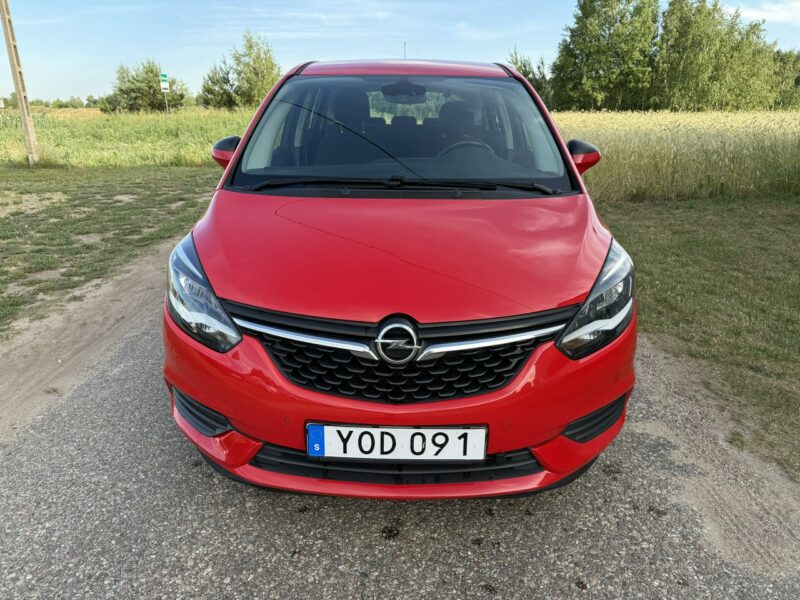 Opel Zafira 1.6T 150KM LPG 2017r 105 tys przebieg 7 osobowa C (2011-)