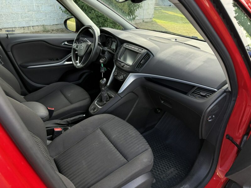 Opel Zafira 1.6T 150KM LPG 2017r 105 tys przebieg 7 osobowa C (2011-)
