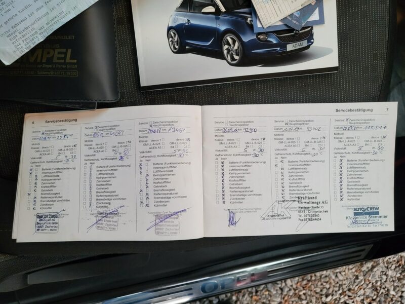 Opel Adam 1.2 70 KM 100% Przebieg ASO TUV 100% Bezwypadek Zapraszamy !!!