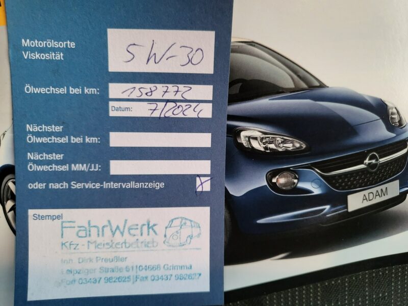 Opel Adam 1.2 70 KM 100% Przebieg ASO TUV 100% Bezwypadek Zapraszamy !!!