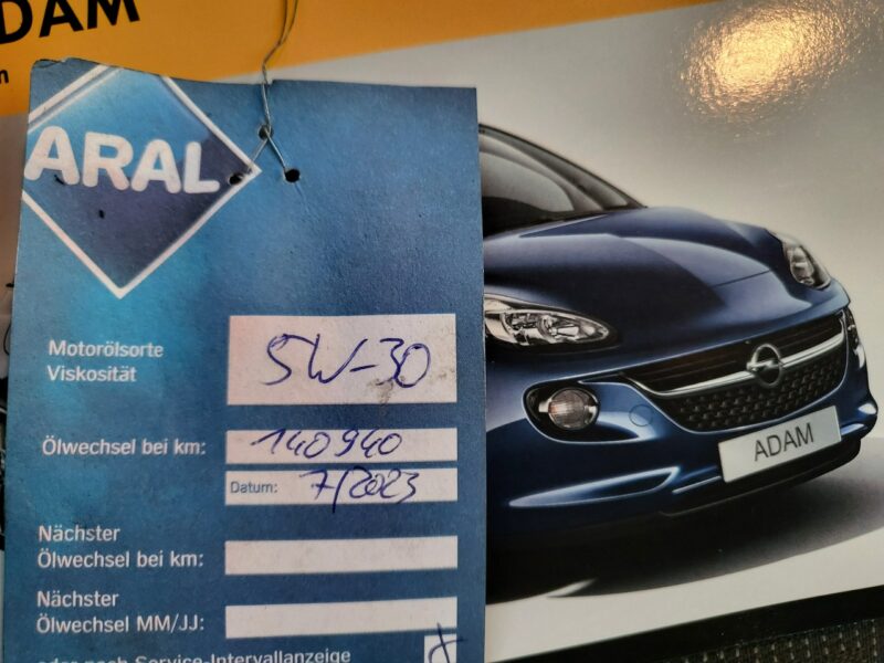 Opel Adam 1.2 70 KM 100% Przebieg ASO TUV 100% Bezwypadek Zapraszamy !!!