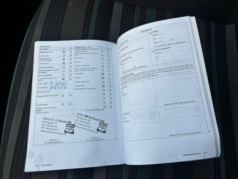 Volkswagen Caddy 2.0 MPI 109 KM 5 osobowy Nowa instalacja LPG III (2004-)