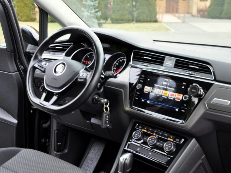Volkswagen Touran 1.6TDI(115KM)*Automat*Radar ACC*Klimatronik*Reling*Welur*Alu17"ASO VW III (2015-)