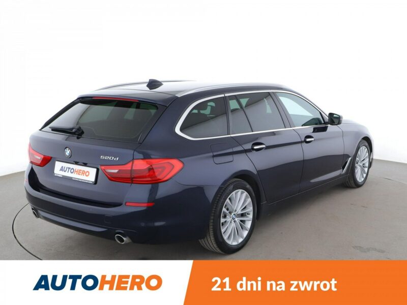 BMW 520 20d Automat Klimatronik Navi Tempomat Beżowa Skóra ElFotele Kamera PDC G30/G31 (2017-2023)