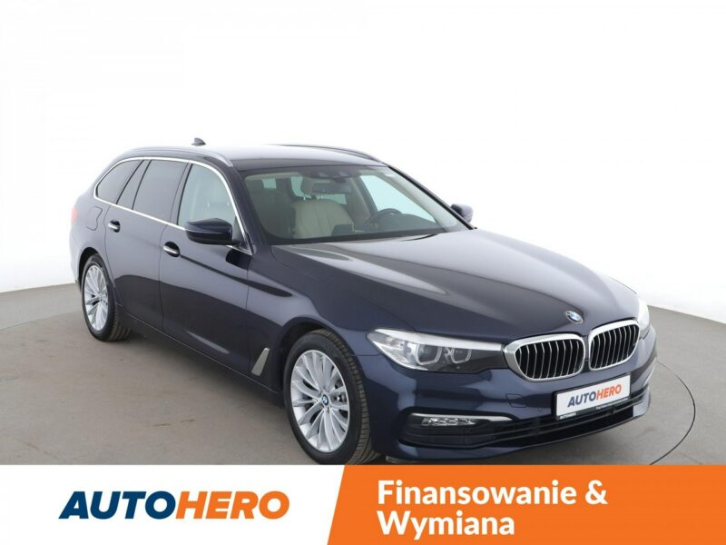 BMW 520 20d Automat Klimatronik Navi Tempomat Beżowa Skóra ElFotele Kamera PDC G30/G31 (2017-2023)