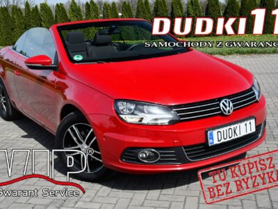 Volkswagen Eos 1.4Turbo DUDKI11 Cabrio,Serwis,Parktronic.Tempomat.podg.Fotele.
